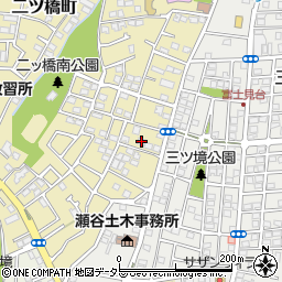 神奈川県横浜市瀬谷区二ツ橋町56-15周辺の地図