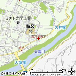 長野県飯田市時又446-2周辺の地図