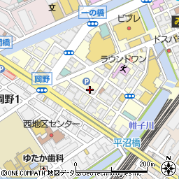 玄品 横浜周辺の地図