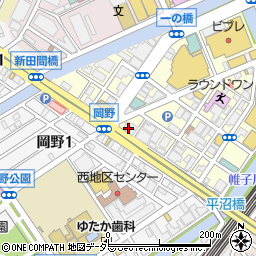 岡村流・現代筝研究会周辺の地図