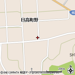 兵庫県豊岡市日高町野147周辺の地図