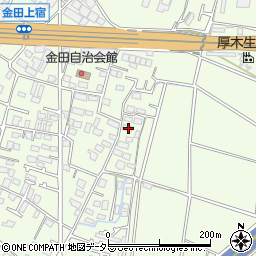 神奈川県厚木市金田711周辺の地図