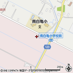 茂原警察署　牛込駐在所周辺の地図