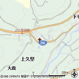 長野県飯田市上久堅122周辺の地図