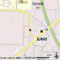 倉吉警察署長和田駐在所周辺の地図