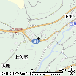 長野県飯田市上久堅129周辺の地図