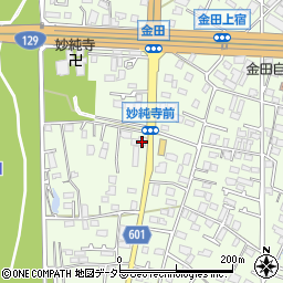 神奈川県厚木市金田335-1周辺の地図