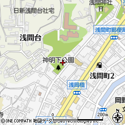 ユニハイム横浜周辺の地図