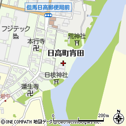 兵庫県豊岡市日高町宵田周辺の地図