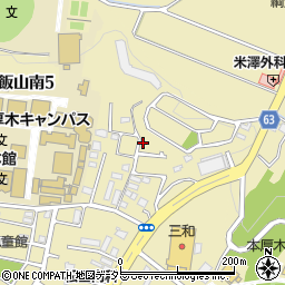 神奈川県厚木市飯山南5丁目11周辺の地図