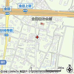 神奈川県厚木市金田446-17周辺の地図