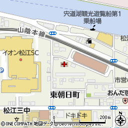 中国四国農政局　島根県拠点周辺の地図