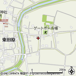 岐阜県関市東田原576周辺の地図