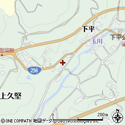 長野県飯田市上久堅177周辺の地図