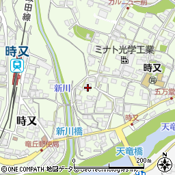 長野県飯田市時又494-4周辺の地図