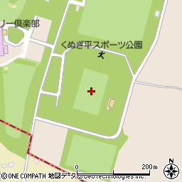 富士河口湖町くぬぎ平スポーツ公園サッカー場周辺の地図