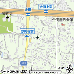 神奈川県厚木市金田456-3周辺の地図