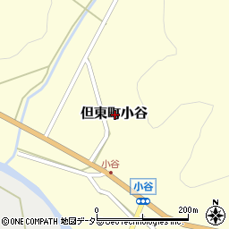 兵庫県豊岡市但東町小谷周辺の地図