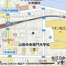 テルウェル西日本株式会社　中国支店島根営業支店周辺の地図