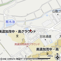 岐阜県美濃加茂市山之上町999-58周辺の地図