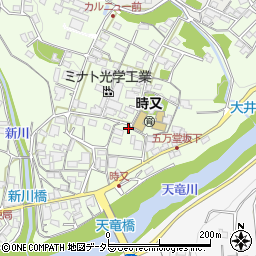 長野県飯田市時又474-1周辺の地図