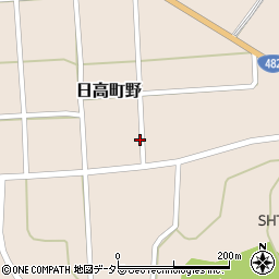 兵庫県豊岡市日高町野148周辺の地図