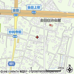 神奈川県厚木市金田446周辺の地図