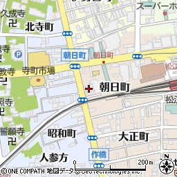 鳥取銀行松江北支店周辺の地図
