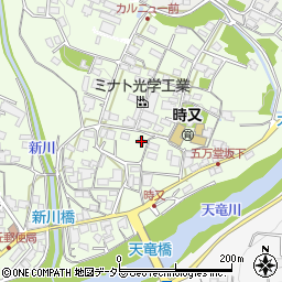 長野県飯田市時又476-1周辺の地図