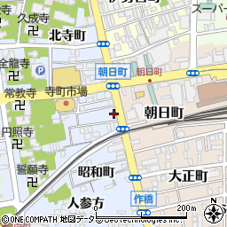 焼肉大門寺町周辺の地図