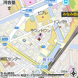 ダーツハイブ横浜西口店周辺の地図