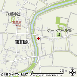 岐阜県関市東田原569周辺の地図