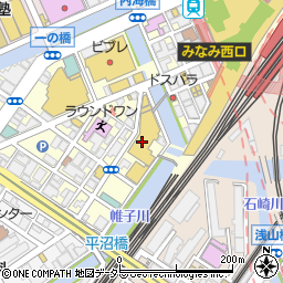 松屋 横浜店周辺の地図