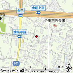 神奈川県厚木市金田451-5周辺の地図