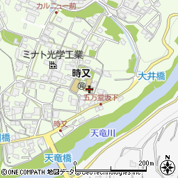 長野県飯田市時又329-1周辺の地図
