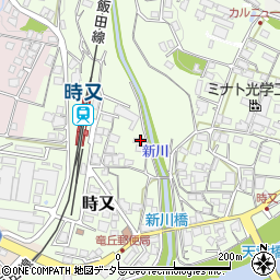 長野県飯田市時又742周辺の地図