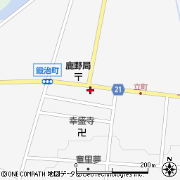 鳥取県鳥取市鹿野町鹿野1181周辺の地図
