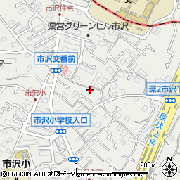 神奈川県横浜市旭区市沢町127-22周辺の地図