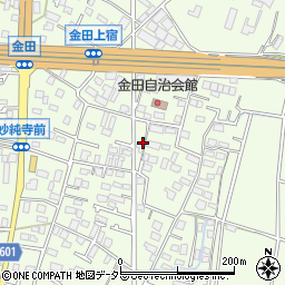 神奈川県厚木市金田446-11周辺の地図