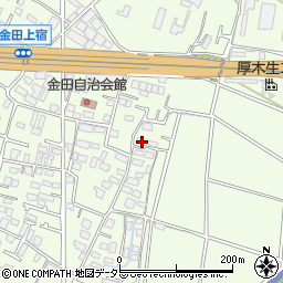神奈川県厚木市金田708周辺の地図