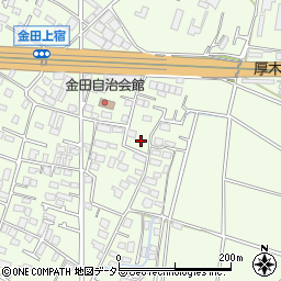 神奈川県厚木市金田728周辺の地図