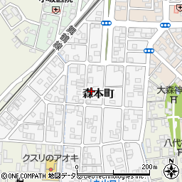 京都府舞鶴市森本町周辺の地図