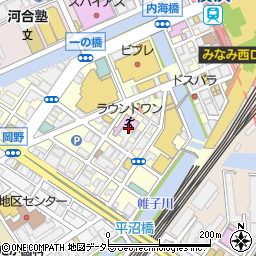 神奈川県横浜市西区南幸2丁目8周辺の地図