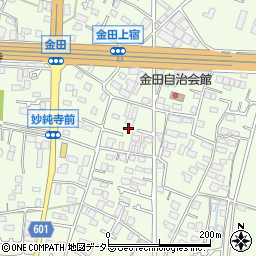 神奈川県厚木市金田452周辺の地図