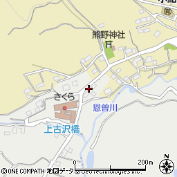 神奈川県厚木市上古沢51周辺の地図