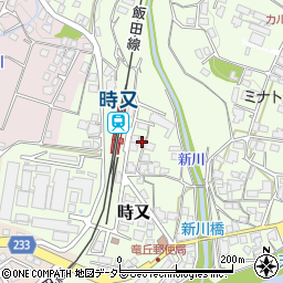 長野県飯田市時又933-4周辺の地図