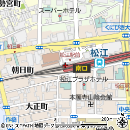 天ぷら海鮮米福 シャミネ松江店周辺の地図