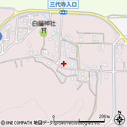 鳥取県鳥取市国府町三代寺周辺の地図