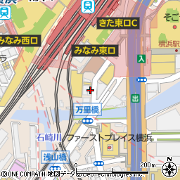 吉野家　横浜駅東口トレーニングセンター周辺の地図