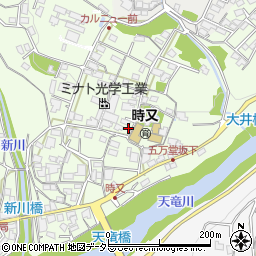 長野県飯田市時又327周辺の地図
